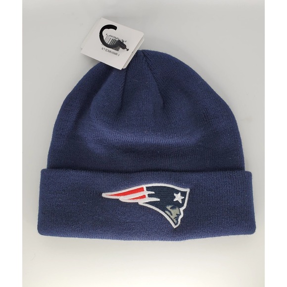 Pro Standard Official NFL ~ New England Patriots Lined Beanie Navy Blue NWT - Picture 1 of 7